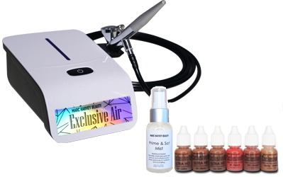 5-Speed PRO Airbrush DEEP Starter Kit + Primer & Sunrise Shimmer