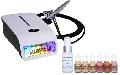 5-Speed PRO Airbrush LIGHT Starter Kit + Primer & Cotton Candy Shimmer