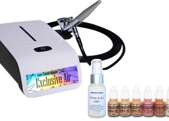 5-Speed PRO Airbrush MEDIUM Starter Kit + Primer & 24k Shimmer