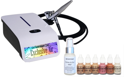 5-Speed PRO Airbrush MEDIUM Starter Kit + Primer & 24k Shimmer