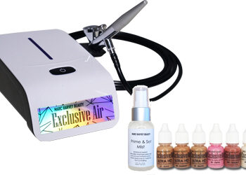 5-Speed PRO Airbrush TAN Starter Kit + Primer & 24k Shimmer